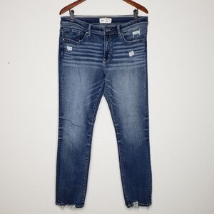 BKE Women's Blue Ankle & Cropped Jeans